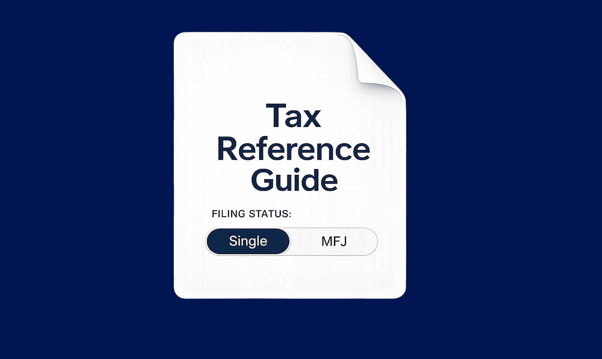 2026 Tax Reference Guide