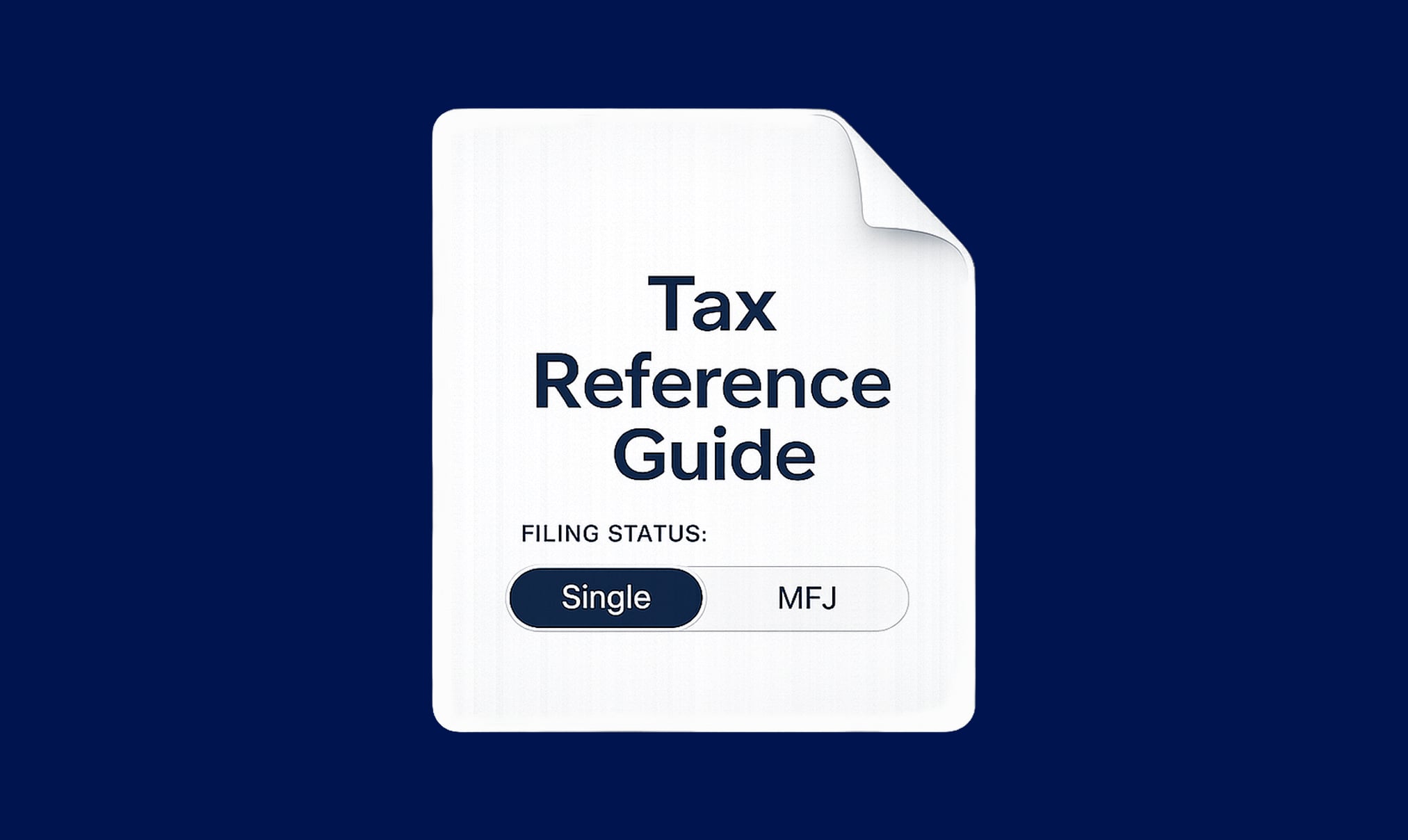 2026 Tax Reference Guide